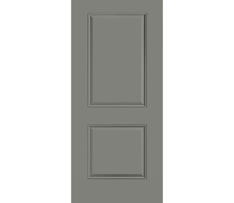 Eugene 2 Panel Square Steel Entry Door