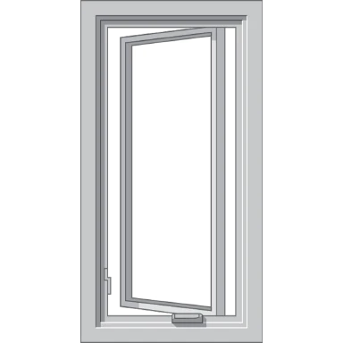 Eugene Pella Hurricane Shield Series Vinyl Casement Window